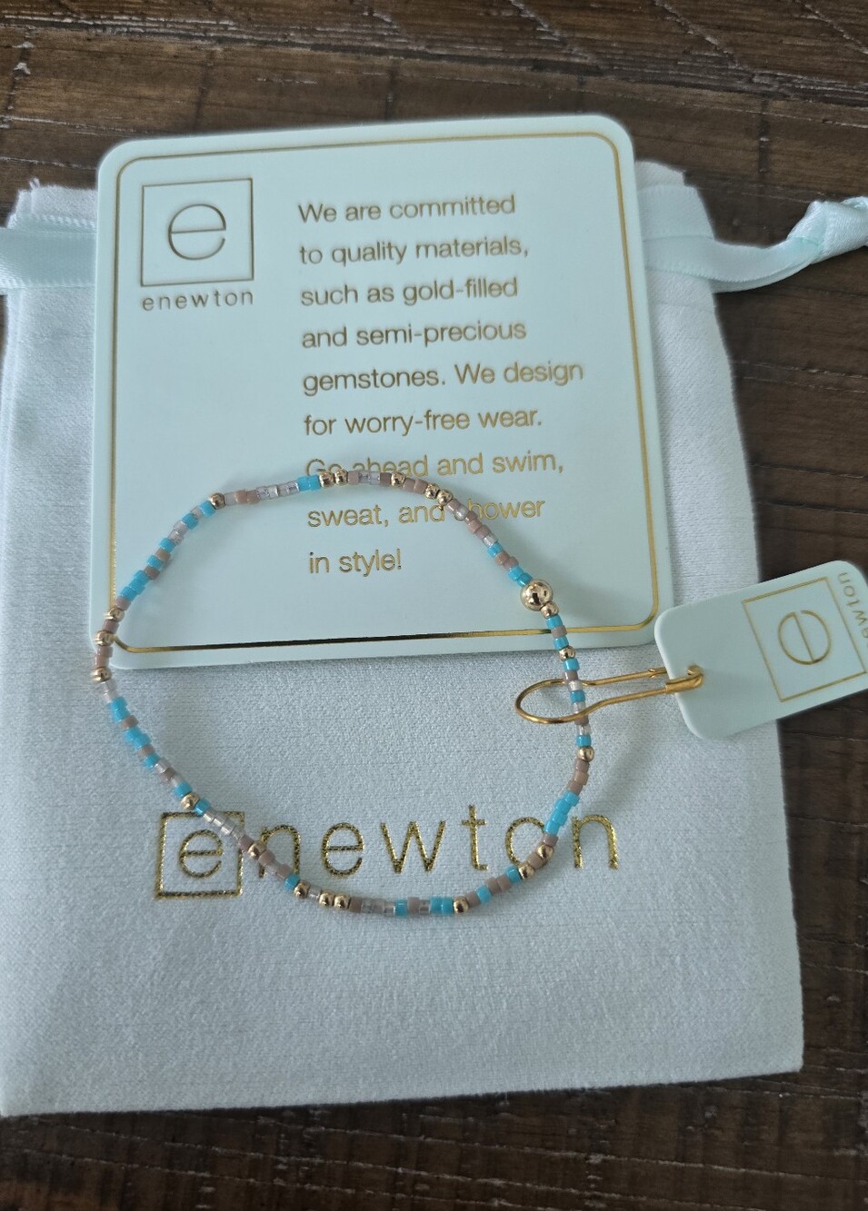 Enewton Where My Beaches At Bracelet Nwt